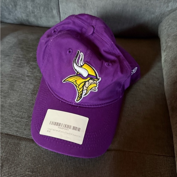 New Era Other - New Era Minnesota Vikings‎ Purple Adjustable Hat Unisex Size Large Football Cap